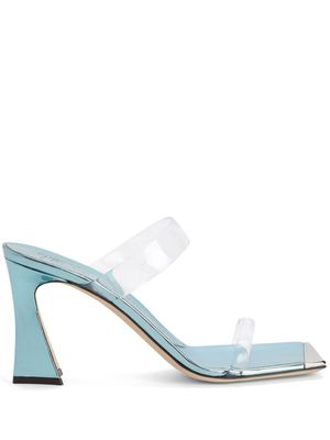 Giuseppe Zanotti sandales Flaminia 85 mm - Bleu