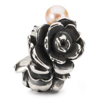 Trollbeads TAGBE-00274 Kraal Roos van waardering (Moederdag 2021) zilver-parel