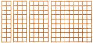 Trellis recht hardhout 60 cm Tuindeco - Tuindeco