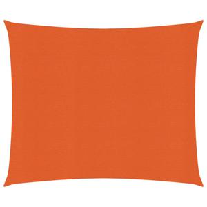 Zonnezeil 160 g/m 2,5x3 m HDPE oranje