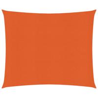 Zonnezeil 160 g/m 2,5x3 m HDPE oranje - thumbnail