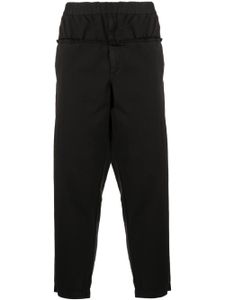 Comme Des Garçons Shirt x Christian Marclay pantalon à design tissé - Noir