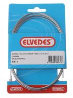 Elvedes Binnenremkabel achter 6411 peernippel 2000 mm zilver