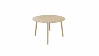 Tafel 9311 rond - 120 cm. - Alu - Eiken licht - Beuken naturel - thumbnail