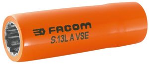 Facom lange doppen 1/2' geïsoleerd 13mm - S.13LAVSE