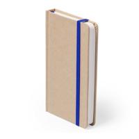 Luxe Notitieboekje ? blauw ? A6 (9 x 14 cm) ? karton/papier ? Schriftje, Opschrijfboekje
