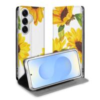 Samsung Galaxy S26 | Book Case | Zonnebloemen