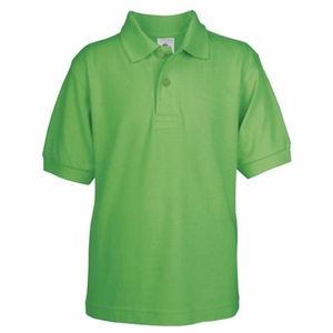 Poloshirt groen voor kinderen Casual Modern