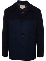 Gucci Web-detail jacket - Bleu - thumbnail