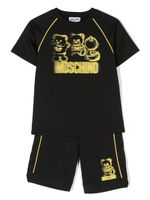 Moschino Kids ensemble haut-short à motif Teddy Bear - Noir