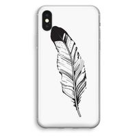 Pluim: iPhone X Transparant Hoesje