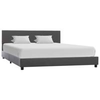 Bedframe kunstleer grijs 120x200 cm