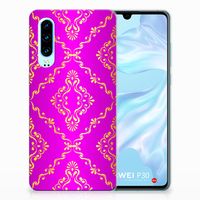 Siliconen Hoesje Huawei P30 Barok Roze - thumbnail