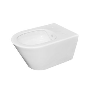 NIET MEER LEVERBAAR ! Wandcloset Boss & Wessing Randloos 53 cm Met Bidet-functie Wit Boss & Wessing