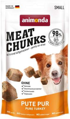 ANIMONDA Meat Chunks Turkey - traktatie voor hond - 60g