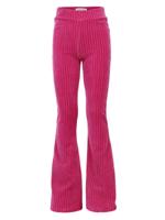 LOOXS Little winter velvet broek meisjes - roze- rib
