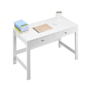 VEVOR Klein bureau met lade, rechthoekig, wit