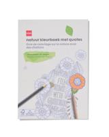 HEMA Natuur Kleurboek Met Quotes A4