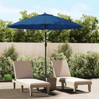 Parasol met aluminium paal 270 cm azuurblauw Parasol met aluminium paal 270 cm azuurblauw