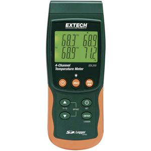 Extech SDL200 Temperatuurmeter -199 - +1700 °C Sensortype K, J, T, E, R, S, Pt100 Datalogger-functie