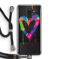 Melts My Heart: Samsung Galaxy J8 (2018) Transparant Hoesje met koord
