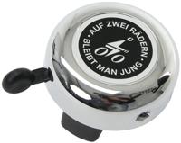 REICH fietsbel "auf zwei rädern bleibt man jung" bell auf zwei rädern bleibt man jung