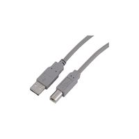 Sharkoon 4044951015306 USB-kabel USB 2.0 1 m USB A USB B Grijs - thumbnail