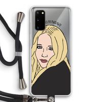 Mary Kate: Samsung Galaxy S20 Transparant Hoesje met koord