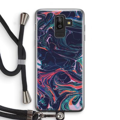 Light Years Beyond: Samsung Galaxy J8 (2018) Transparant Hoesje met koord