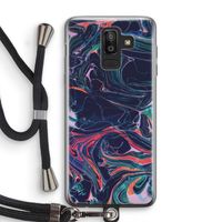 Light Years Beyond: Samsung Galaxy J8 (2018) Transparant Hoesje met koord