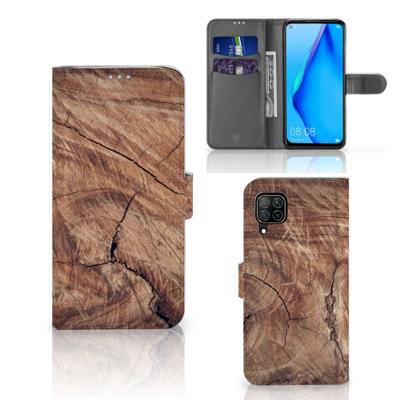 Huawei P40 Lite | Book Style Case | Tree Trunk