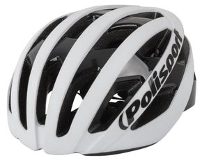 Polisport light pro fietshelm m 52-58cm mat wit/zwart