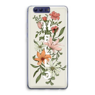 Hello bloemen: Honor 9 Transparant Hoesje