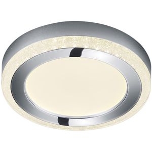 LED Plafondlamp - Plafondverlichting - Trion Slodan - 16W - Aanpasbare Kleur - Afstandsbediening - Dimbaar - Rond - Mat Wit - Kunststof