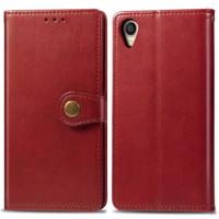 Retro effen kleur lederen gesp mobiele telefoon bescherming lederen draagtas met Lanyard & fotolijstjes & kaartsleuf & portemonnee & beugel functie vo Retro effen kleur lederen gesp mobiele telefoon bescherming lederen draagtas met Lanyard & fotolijstjes & kaartsleuf & portemonnee & beugel functie vo