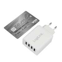 LogiLink PA0211W oplader voor mobiele apparatuur Wit Binnen - thumbnail