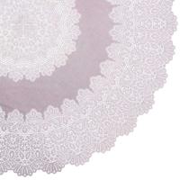 Unique Living tafelkleed/tafellaken - buiten/binnen - lila paars - Dia 152 cm - rond