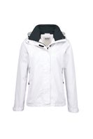 Hakro 262 Women's rain jacket Colorado - White - L - thumbnail
