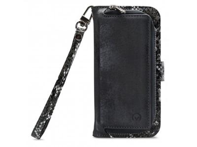 Mobilize Mobilize 2in1 Magnet Zipper Case Apple iPhone 12 Mini Black/Snake