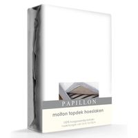 Topper Molton Hoeslaken Katoen Papillon-160 x 200 cm - thumbnail
