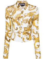 Versace Jeans Couture chemise à imprimé Watercolour Couture - Blanc