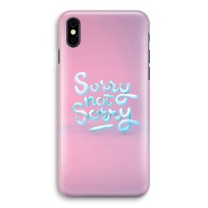 Sorry not sorry: iPhone Xs Volledig Geprint Hoesje