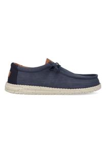 HEYDUDE Instappers Wally Washed Canvas HD40296-410 Blauw-41  maat 41