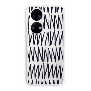 Marrakech Zigzag: Huawei P50 Transparant Hoesje