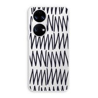 Marrakech Zigzag: Huawei P50 Transparant Hoesje