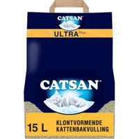 Catsan Ultra kattenbakvulling 2 x 15 liter - thumbnail