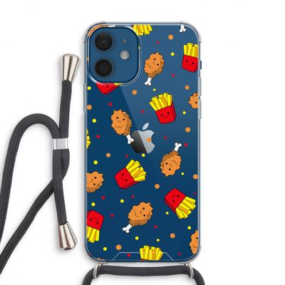 Chicken 'n Fries: iPhone 12 Transparant Hoesje met koord