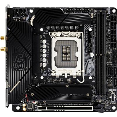 ASRock B760I LIGHTNING WIFI (1700) Moederbord Socket Intel LGA 1700 Vormfactor Mini-ITX Moederbord chipset Intel® B760
