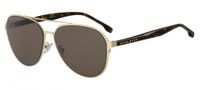 Hugo Boss zonnebril 1216/F/SK AOZ/70 heren cat.3 goud/bruin - thumbnail