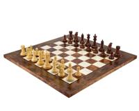 Madrid Rozenhout en Briar Luxe Schaakset